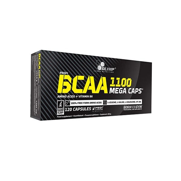 کپسول پروفی bcaa 1100 الیمپ بسته 120 عددی